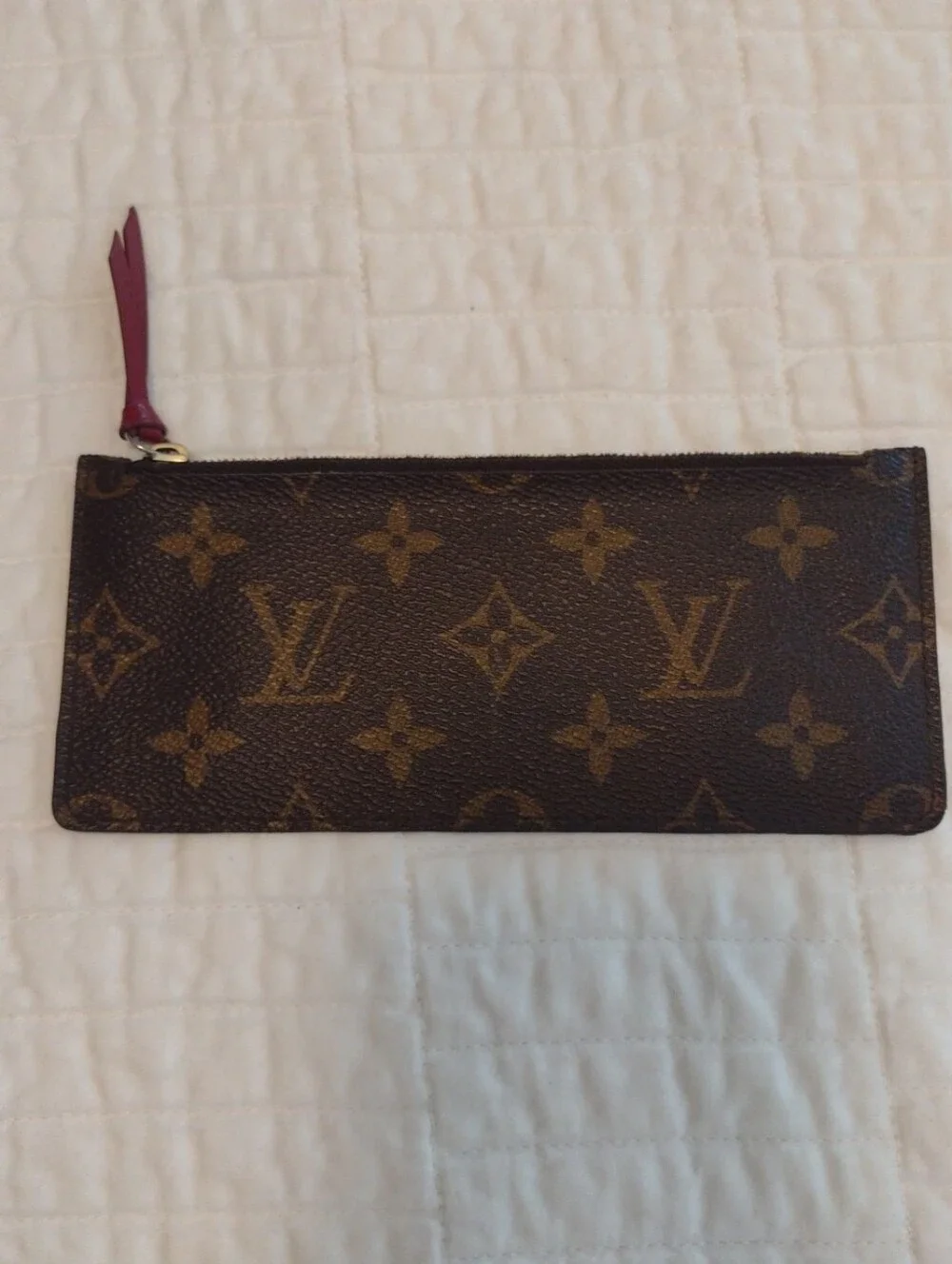 LOUIS VUITTON Felicie Pochette LV Monogram Wallet Insert Zip Coin Made In Spain